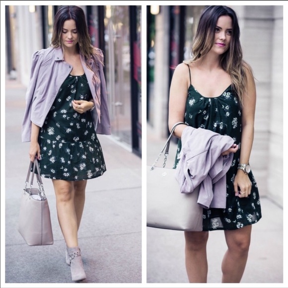 Current Elliot Green Floral Strappy Dress - Picture 2 of 8